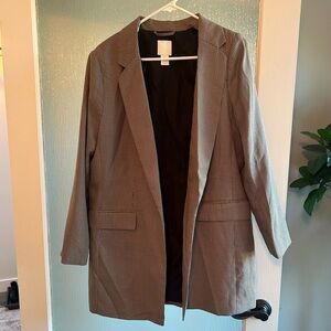 NWOT H&M Houndstooth Blazer Coat